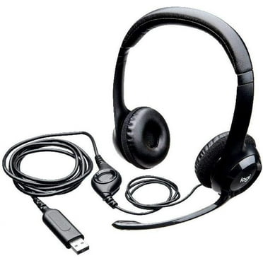Logitech ClearChat Comfort USB Headset H390 with Microphone (Black)