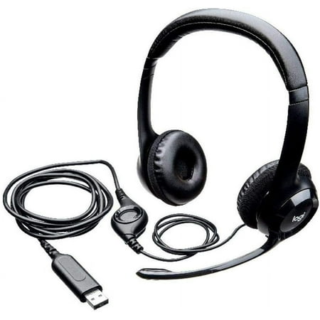 Logitech ClearChat Comfort USB Headset H390 with Microphone (Black) price history on PriceWatchPro
