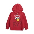 thumbnail image 3 of Sesame Street Elmo Infant Baby Girls Fleece Hoodie and Leggings Outfit Set Infant to Toddler, 3 of 5