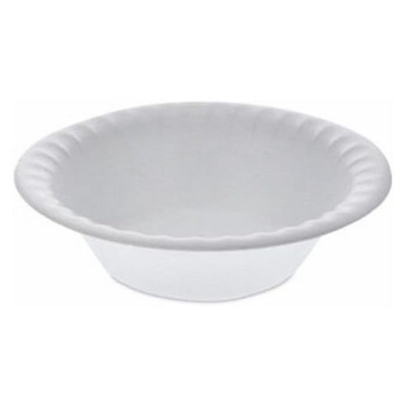 Foam White Round Serving Bowl, 12 oz, 1000 per Case
