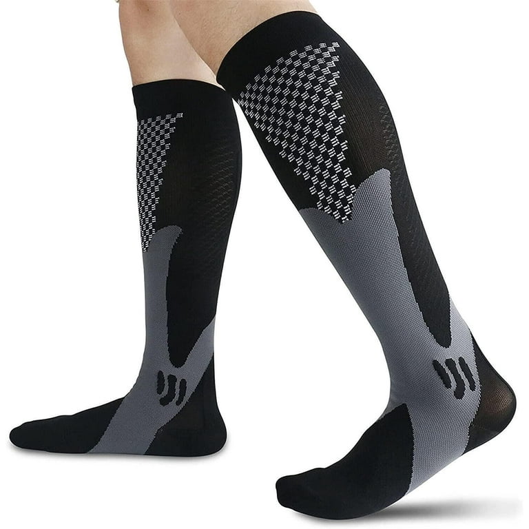 YIFVTFCK Stamina Compression Socks (20-31mmHg) for Men & Women Knee High  Medical Support Socks Best for Edema,Varicose Veins, Sports Protection