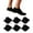 Black, variant on 12 Pairs Ankle Socks for Men Women Cotton Comfortable Non Low Cut for Casual Dailywear Black, One Size