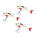 thumbnail image 1 of 3 señuelos de PVC de 9 cm para pesca de trucha, lubina, salmón y mar. 315, 1 of 9