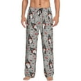 thumbnail image 2 of Lsque Halloween Gnome Print Men's Pajama Pants, Lounge Pant - Comfortable Home Wear,Elastic Waistband, Stylish Design-Large, 2 of 9