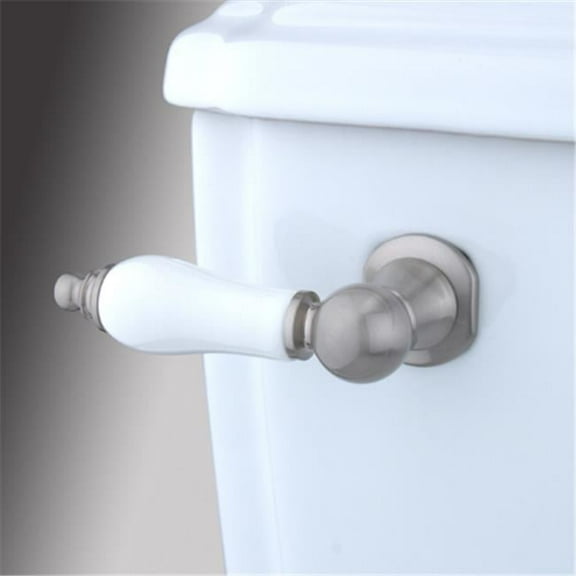 Porcelain Tank Lever - Satin Nickel