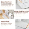 thumbnail image 4 of Dish Drying Rack Countertop Dish Rack Dish Organizer Shelf Iron Wire Dish Dryer Dish Rack Large Capacity with Dish Drainer Chopstick Utensil Holder for Kitchen Home Dish Bowl Cups Chopsticks Storage, 4 of 7