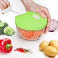 thumbnail image 2 of Picadora Manual de alimentos para verduras, frutas, nueces, cebollas, picadora Manual, licuadora, batidora, procesador de alimentos, 2 of 5
