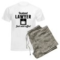 thumbnail image 6 of CafePress - Instant Lawyer Just Add Coffee Pajamas - Men's Light Loose Fit Cotton Pajama Set, 6 of 7