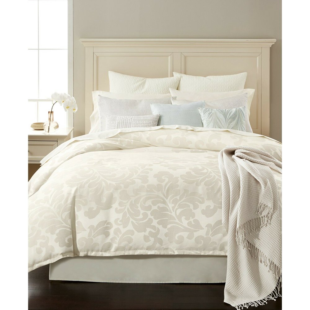 Martha Stewart Scrolling Jacquard Feather Breeze 14Pc Comforter Set