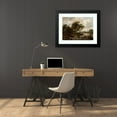 thumbnail image 4 of Meindert Hobbema 24x19 Black Modern Framed Museum Art Print Titled - Landscape with Anglers and a Distant Town (circa 1664-1665), 4 of 5