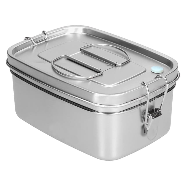 Food Container, Dinnerware Bento Box Reusable Portable For Home For Travel For School Stainless Steel Color,Gold