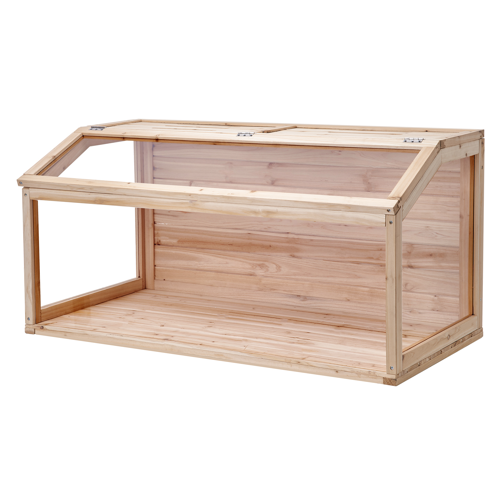 Favory Wooden Hamster Cage, Viewing 𝖧amster Habitat, Dwarf Hamster Cages with Openable Top, Ventilated Small Animal Cage, Pet Mouse Cage for Gerbils，Natural Wood40in x 20in x 20in