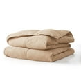 thumbnail image 6 of Peace Nest 360 Thread Count Lightweight White Goose Down Fiber and Feather Comforter, Ginger Root, Cal King, 6 of 6