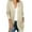 Beige, variant on BADHUB Womens Long Sleeve Open Front Cardigans Chunky Knit Draped Shawl Sweaters Outwear Beige 2XL
