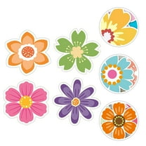 Toddmomy 1Set Flower Party Decorations Colored Paper Cutouts Classroom Decoration Students