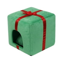 CSCHome Christmas Cat House Pet House Indoor Cat Bed Good Workmanship, Wear-Resistant and Durable, Not Easy to Deformation for Cat Kitten and Small Pet