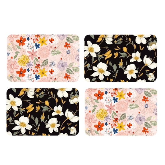 Briarwood Lane Everyday Double Sided Placemat (4-pack) 17x11.25 Bold Florals Placemat