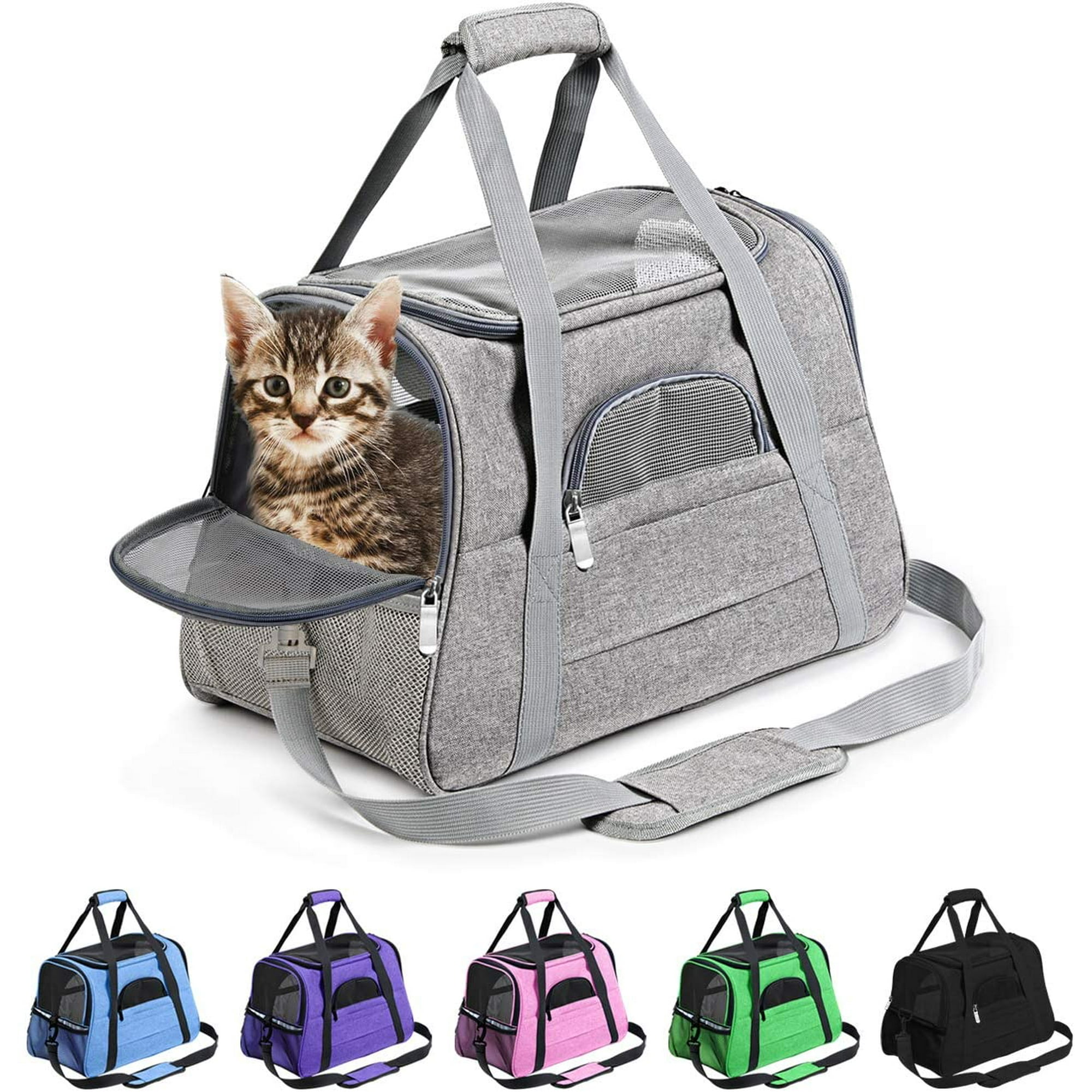 Dookuu Grey Pet Carrier Airline Approved Pet Carrier Dog Carriers For Small Dogs Cat Carriers For Medium Cats Small Cats Small Pet Carrier Small Dog