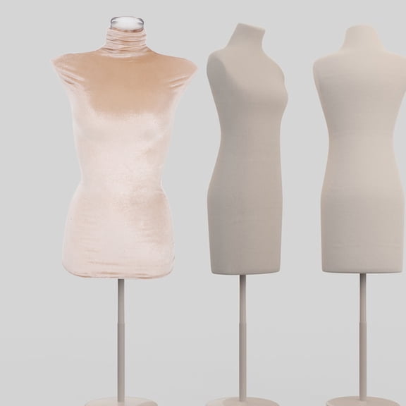 ibasenice Mannequin Model Accessory Velvet Pink for Easy Cleaning 1 Set