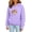 Purple, variant on Pet Pouch Hoodies with Cat Bag for Kids Boys Girls Rich Pet Carrier Hoodie with Cat Pocket Thumbhole Casual Versatile Pullover Top 5-6 Years