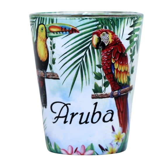 Aruba Parrot In and Out Shot Glass