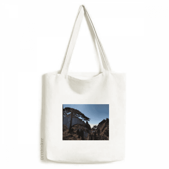 Pine Tree Moutain Art Deco Fashion Tote Canvas Bag Shopping Satchel Casual Handbag