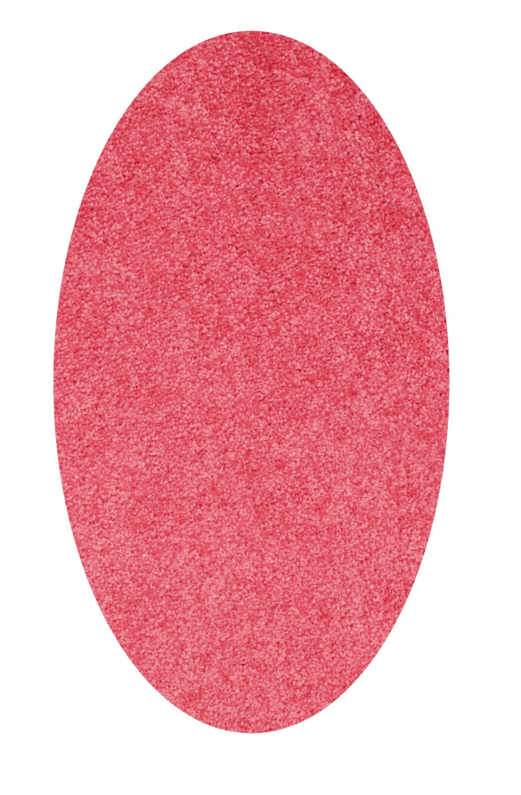 Home Queen Solid Color Oval Shape Pink 10 'X13' Oval Shape Area Rug