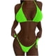 thumbnail image 1 of Cómodo Bikini sin espalda de color sólido para mujer Traje de baño de dos piezas Traje de baño Conjunto de ropa de playa OAVQHLG3B Store  lin121212, 1 of 4
