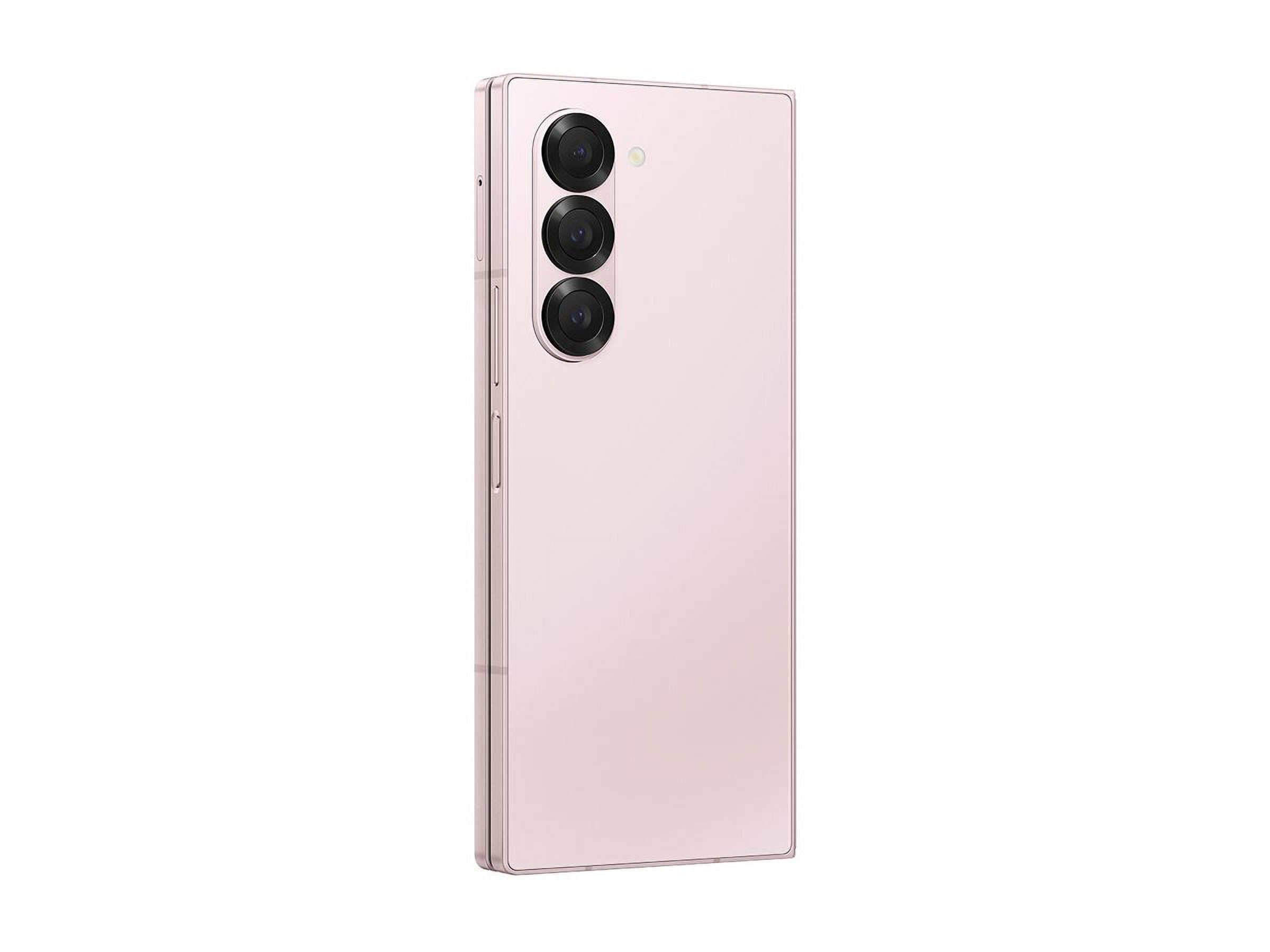 Unlocked Samsung Galaxy Z Fold 6 5G F956U1 Cell Phone 256GB 12GB RAM 4400 mAh, Foldable, Pink