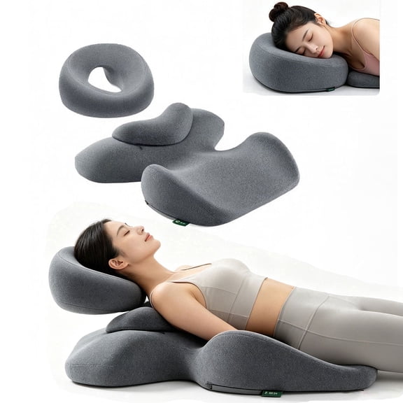Liwantech Face Down Massage & Sleeping Pillow, Ergonomic Breast Support Cushion with Removable Cover for Spa & Home Use