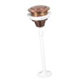 thumbnail image 5 of CarpNettore Toilet Flush Button Toilet Tank Button Round Single Push Universal Easy Installation Replace Parts for Restroom Home Bathroom Rose Gold, 5 of 9