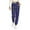 PurpleB, variant on QNANSPI Women's Pajama Pants, Summer Sleep Pants for Women, Women Print Detail Tapered Leg Pocket Pants Elastic Waist Soft Breathable Sleep Bottoms