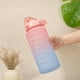 thumbnail image 3 of Vaso de agua de 1 l, botella deportiva, vaso con pajita para fitness, vaso de gran capacidad para exteriores, vaso portátil plegable, plástico a prueba de fugas, para entrenamientos en el, 3 of 9