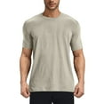 thumbnail image 1 of CHGBMOK Chemises pour Hommes Manches Courtes Col Rond Léger T-Shirt Entraînement Athlétique Décontracté Tailles P-4TG, 1 of 9