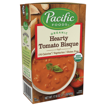 Pacific Foods Organic Hearty Tomato Bisque, 17.6 fl (Best Tomato Bisque Soup)