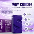 thumbnail image 3 of (2 pack) Herbishh Purple Shampoo Bar for Blonde Hair with Biotin –Strengthen & Add Shine, For Grey Coverage, Color-treated & Highlighted Hair, Vegan & Sulfate-Free, 3.53 oz, 3 of 9