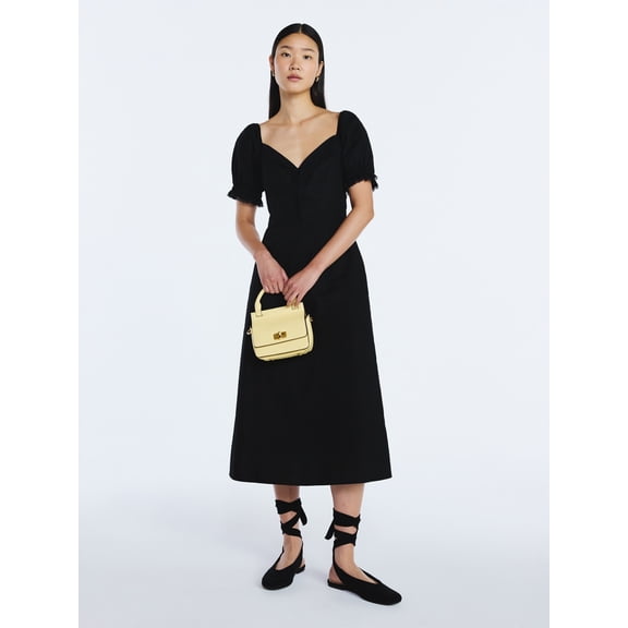 Scoop Women's and Women's Plus Lace Collar Dress, Sizes XS-4X