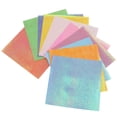 thumbnail image 1 of 150pcs 10x10cm Shining Folding Paper DIY Craft Paper Pearl Colored Origami Paper (Random Color), 1 of 8