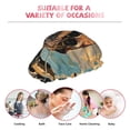 thumbnail image 6 of Kdxio Playful Otter Tropical Beach Print Shower Cap for Women,Elastic and Reusable,Double Waterproof Layers Bathing Hat, 6 of 6