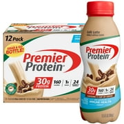 Premier Protein Shake, Café Latte, 30g Protein, 11.5 fl oz, 12 Ct