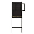 thumbnail image 5 of Over Toilet Storage Cabinet - Espresso Wood Bathroom Organizer - Space Saver with Adjustable Shelves - 4 Cubbies & 1 Shelf - Fits Standard Toilets - Home Decor, 5 of 8