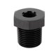 thumbnail image 1 of Adaptador de ajuste reductor hembra de 3/8'' NPT macho a 1/8'' NPT Adaptador de calibre de buje, 1 of 8