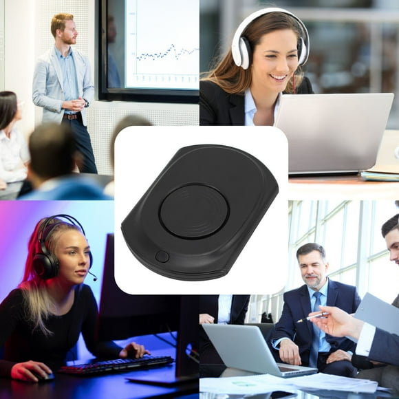 Mouse Jiggler Device, Compact Silent Mouse Mover Prevents Sleep for Laptop