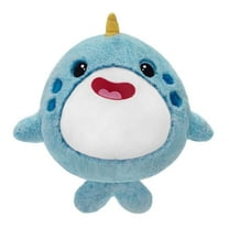 Plush Gear CB Gumballs Courtney 11” Narwhal Plush Stuffed Animal Toy, Cuddly Ocean Sea Creature Gift for Kids
