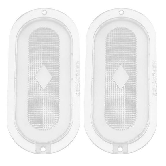 WORGEOUS 1 Pair Range Hood Light Covers Transparent Replacement Cooker Hood Light Lens Covers For Kitchen Range Hood Lamp Covers Cooker Hood Range Hood Lamp Accessories