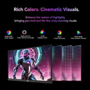 27-inch Dual-Mode 4K Gaming Monitor,3840×2160@160Hz & 1920×1080@320Hz,HDR400,12 Scenario Modes,Game Assist,Dynamic OD,RGB Gaming Lighting,2*HDMI 2.1,2*DP 1.4,1*Audio