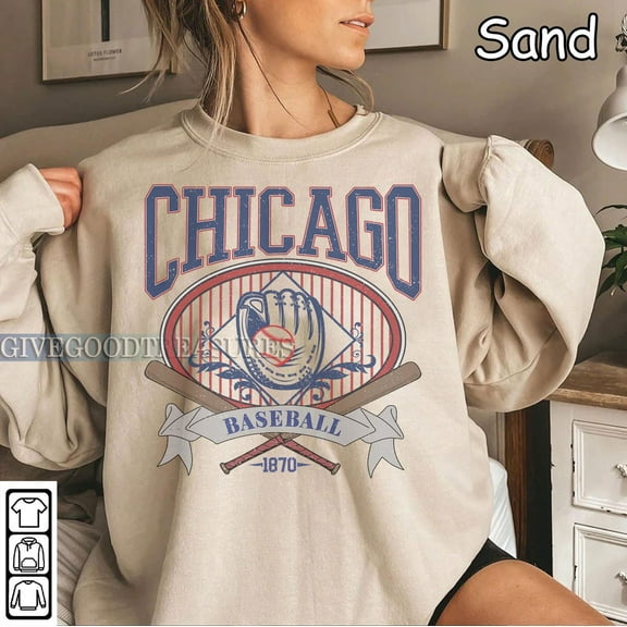 Chicago Baseball Sweatshirt, Chicago baseball T-shirt,Unisex Sweat