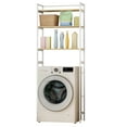 thumbnail image 5 of SUSUchens 3-Tiers Bathroom Storage Shelf,Washing Machine Storage Utility Rack,Over Washer Dryer Shelves Laundry Room Storage and Organizer Standing Shelf,White, 5 of 8