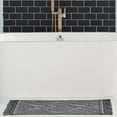 thumbnail image 2 of Jean Pierre Ricardo Cotton Fringe 2-Piece Bath Rug Set, Dark Grey, 2 of 11