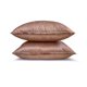 thumbnail image 3 of Funda de almohada lumbar decorativa HomeCentric, color cobre, paquete de 2, 30 x 45 cm (12 x 18 pulgadas), funda de almohada rectangular lisa y lisa, estilo moderno liso - Lujo en cobre, 3 of 5